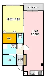 プラザ【1階】の間取り
