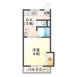 サンハイツ西幸3【1階】の間取り