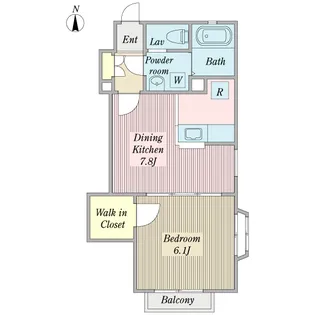 BrilliantNAO【2階】の間取り