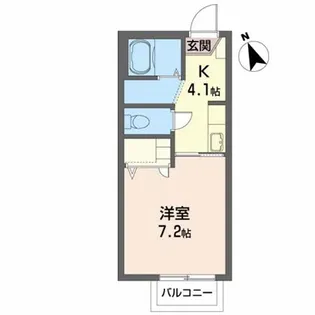 アラバスタ金剛【2階】の間取り