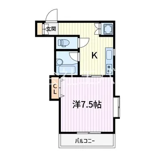 メゾンティーナ・7【3階】の間取り