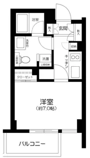 アトラス西早稲田【5階】の間取り