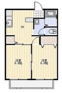 シャムルナガオ【3階】の間取り