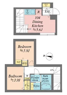 Grande Shakujiidai【1階】の間取り