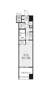 HF南麻布レジデンス【2階】の間取り