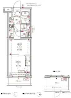クレイシアIDZ大泉学園【1階】の間取り