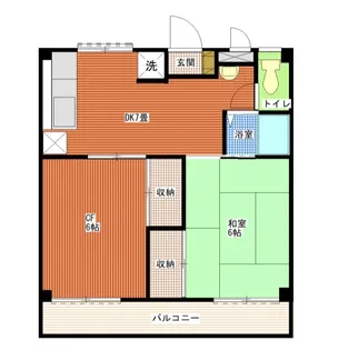 メゾンサノ【2階】の間取り