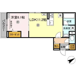 ユウ・エトワール【3階】の間取り