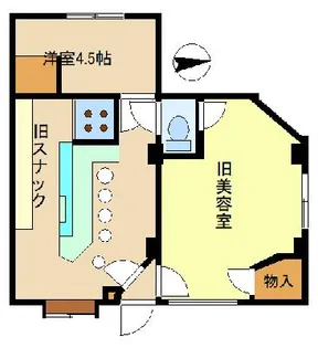 三興南ハイツ【1階】の間取り