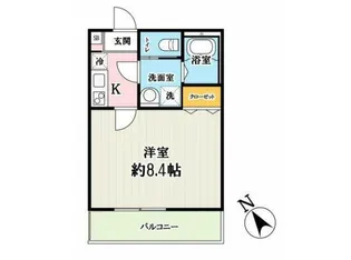 キャメル大宮西【3階】の間取り