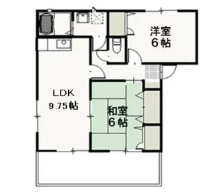 ファミーユサトウII B【1階】の間取り