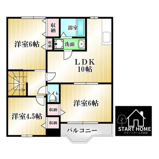 アウローラIII【2階】の間取り