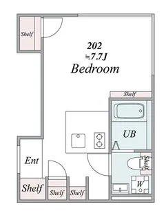 trias618【4階】の間取り