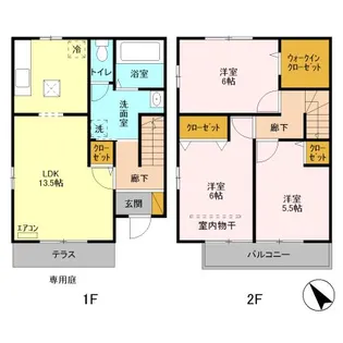 モンターナバッソ IIの間取り