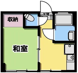 ヴィラ・アキモト【3階】の間取り