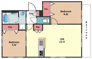 メゾン・ド・カオリ【3階】の間取り