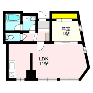 ベリーナ文京【1階】の間取り