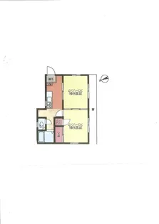 オサダハイツ【1階】の間取り