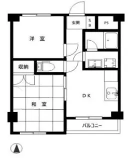 サンロイヤルレジデンスII【5階】の間取り