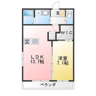 Frieden池下【3階】の間取り