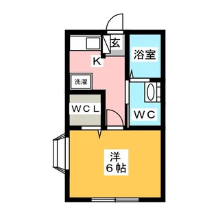 リバーハイツ鎌倉【1階】の間取り