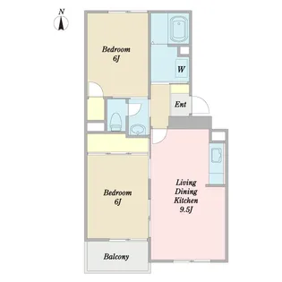 パークヴィラ【2階】の間取り