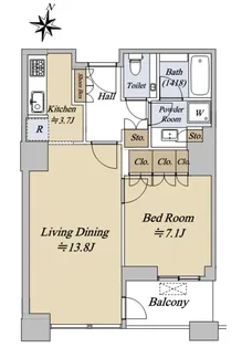 グランフロント大阪オーナーズタワー【20階】の間取り