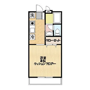 アビーロードB【1階】の間取り