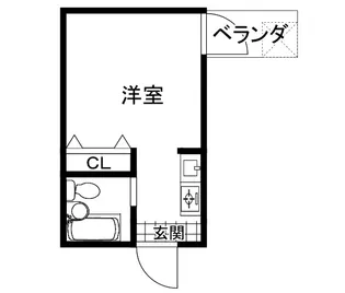 旭グランドハイツ【2階】の間取り
