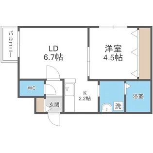 Terrace Natsume【5階】の間取り