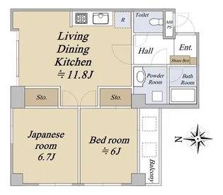 ゾンネンハイム本郷【3階】の間取り