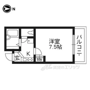 パープルゲート【4階】の間取り