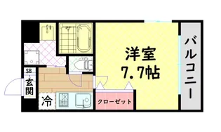 アーバンソレイユ【6階】の間取り