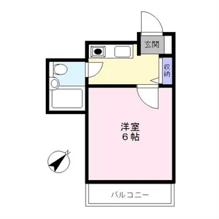 クリオ石川台壱番館【5階】の間取り