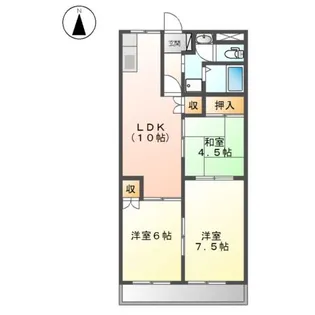 サンシャイン福野【2階】の間取り