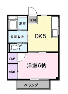 シティハイツ小島【2階】の間取り