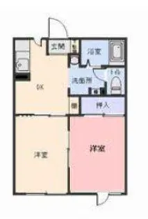 サニーサイド・ホームズ若葉【1階】の間取り