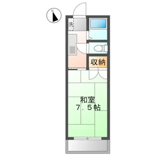 プレアール老松町II【4階】の間取り