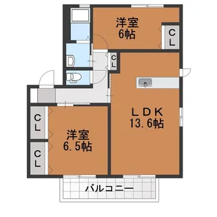 MastTown松岡III N【2階】の間取り