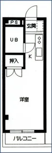 梅田ビル【3階】の間取り