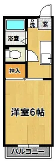 ツクバリバーサイドウエスト【2階】の間取り