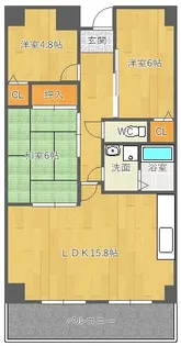 千里オークプライズ【4階】の間取り