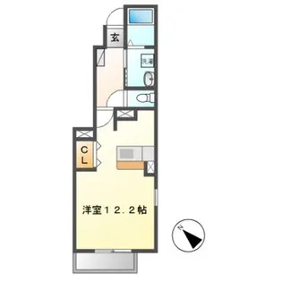 ボニートI・II【1階】の間取り