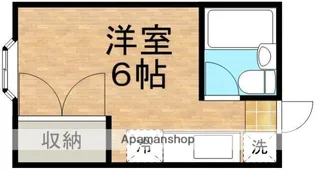 シバタコーポ【1階】の間取り