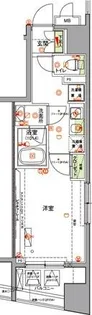 ハーモニーレジデンス両国テラス【2階】の間取り
