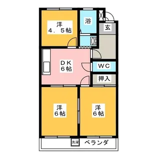 コーポ栄【3階】の間取り