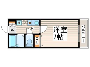 ウィル新江古田【2階】の間取り