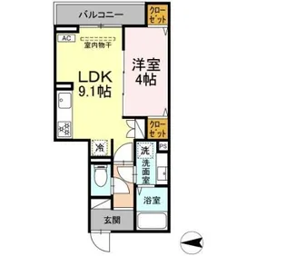 セレスティア西寺尾 I【2階】の間取り