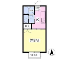シャトルハイツ【2階】の間取り