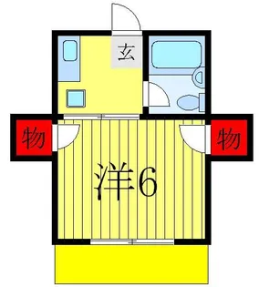 グリーンコーポ【1階】の間取り
